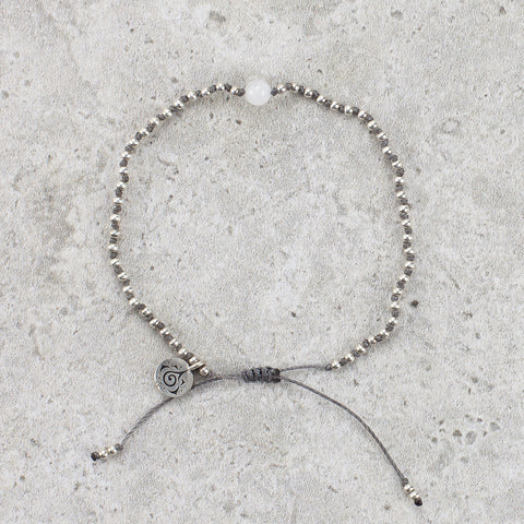 Hand Knotted Moonstone Bracelet - Intuition