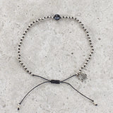 Hand Knotted Snowflake Obsidian -Protected & Restored