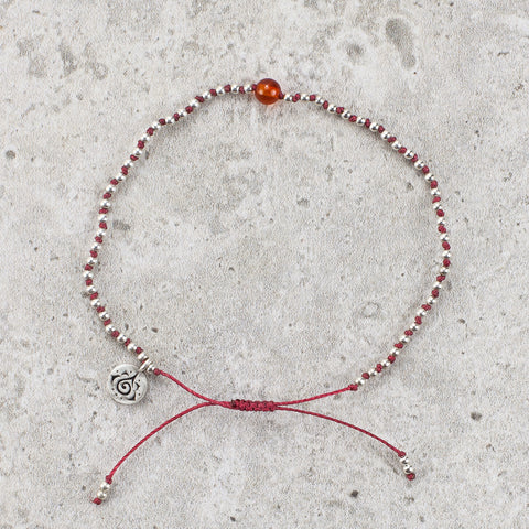 Hand Knotted Carnelian Bracelet - Vivacious Energy