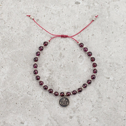 Garnet Gemstone Bracelet - Creative Energy