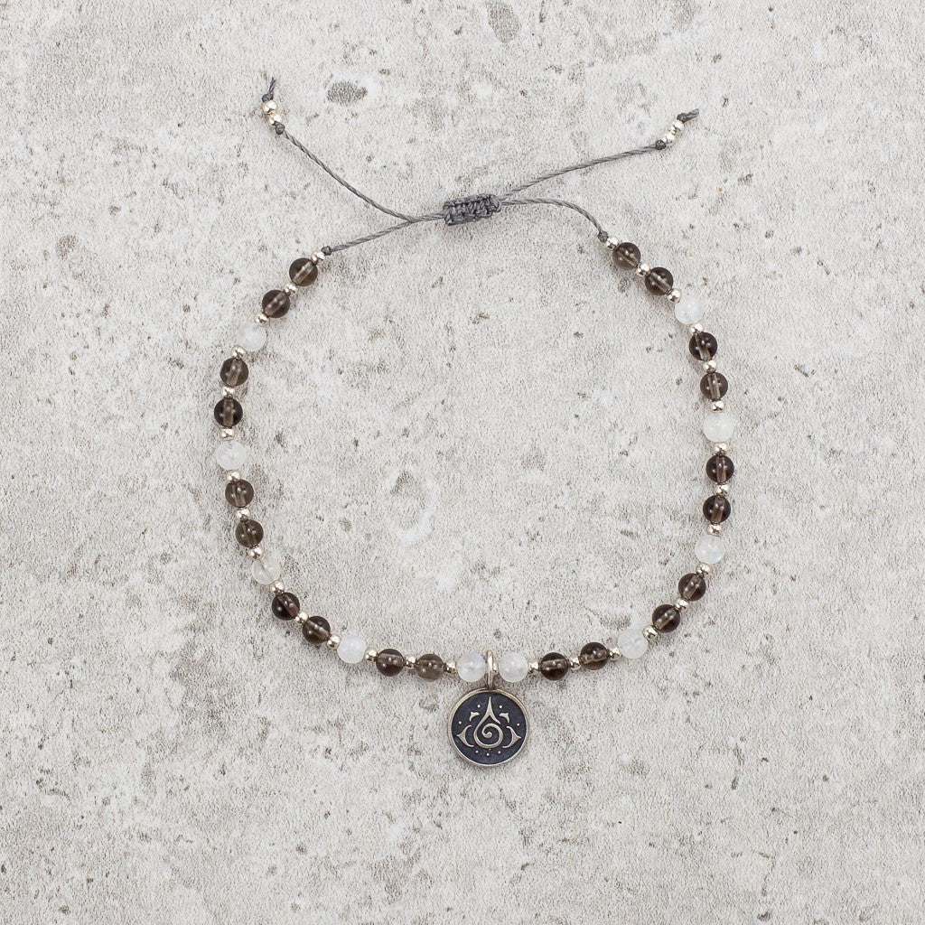 Smoky Quartz & Moonstone Bracelet - Limited Edition