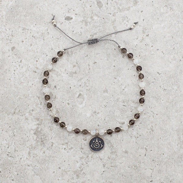 Smoky Quartz & Moonstone Bracelet - Limited Edition