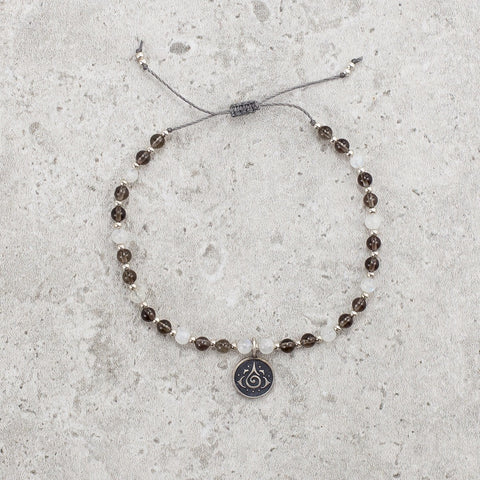 Smoky Quartz & Moonstone Bracelet - Limited Edition