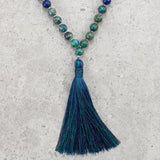 Chrysocolla Mala - Soothed & Balanced