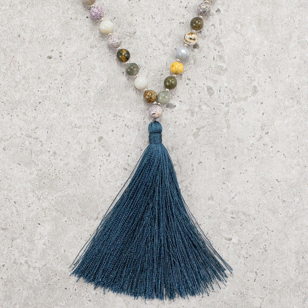 Ocean Jasper Mala (Petite) - Inner Harmony