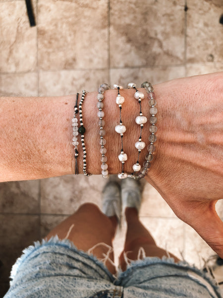 Hand Knotted Freshwater Pearl Wrap Bracelet - Wise & Gentle