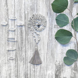 Petite Quartz Crystal Mala - Clarity & Wisdom