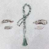 Tree Agate Mala - Balanced & Connected