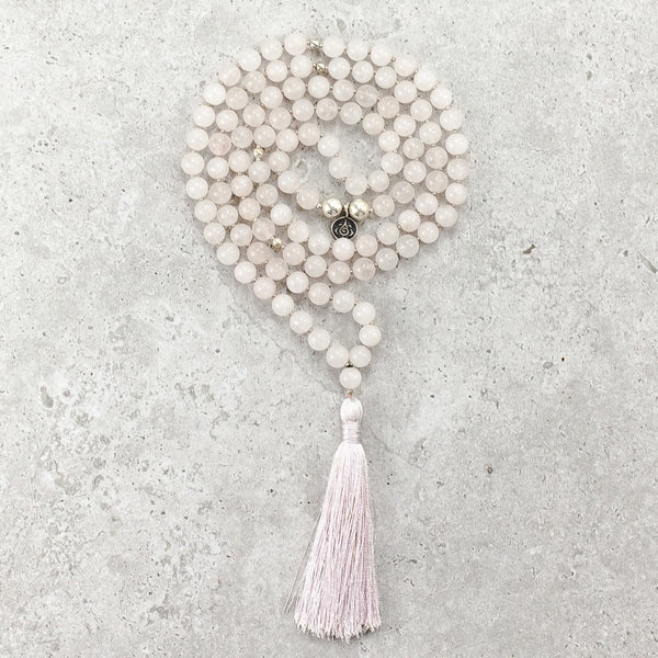 Rose Quartz  Mala - Love