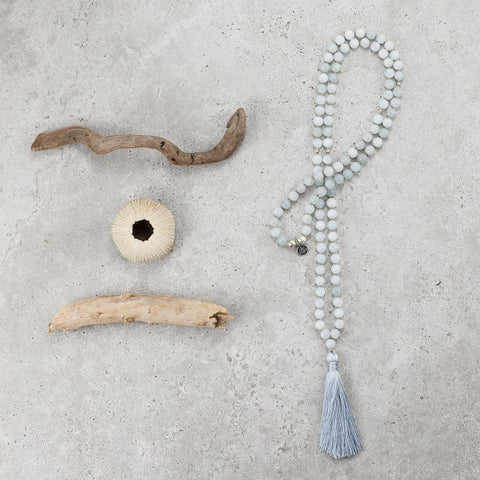 Aquamarine Mala - Serene & Inspired