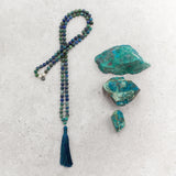 Chrysocolla Mala - Soothed & Balanced