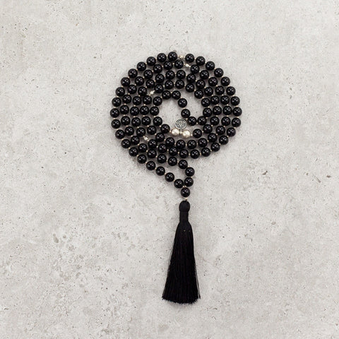 Onyx Mala (Delicate) - Strong & Focused