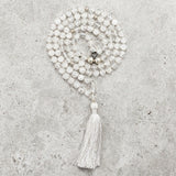 Quartz Crystal Mala - Clarity & Wisdom