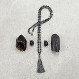 Snowflake Obsidian Mala (Petite) - Protected & Restored