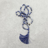 Sodalite Mala - Calm & Confident