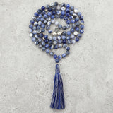 Sodalite Mala - Calm & Confident