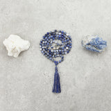 Sodalite Mala - Calm & Confident