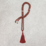 Red Jasper Mala - Stable & Balanced