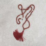 Red Jasper Mala - Stable & Balanced