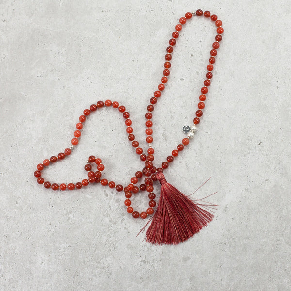 Carnelian Mala - Vivacious Energy