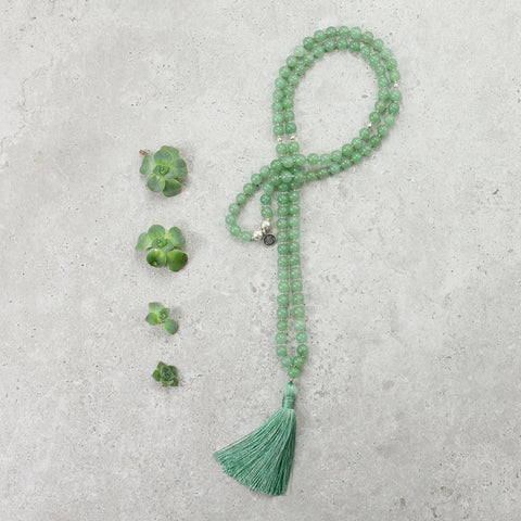 Aventurine Mala - Inspired & Optimistic