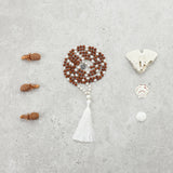 Rudruksha and Pearl Mala  (Delicate)