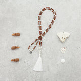 Rudruksha and Pearl Mala  (Delicate)