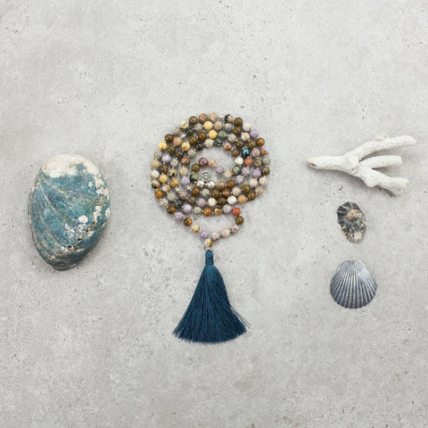 Ocean Jasper Mala - Inner Harmony