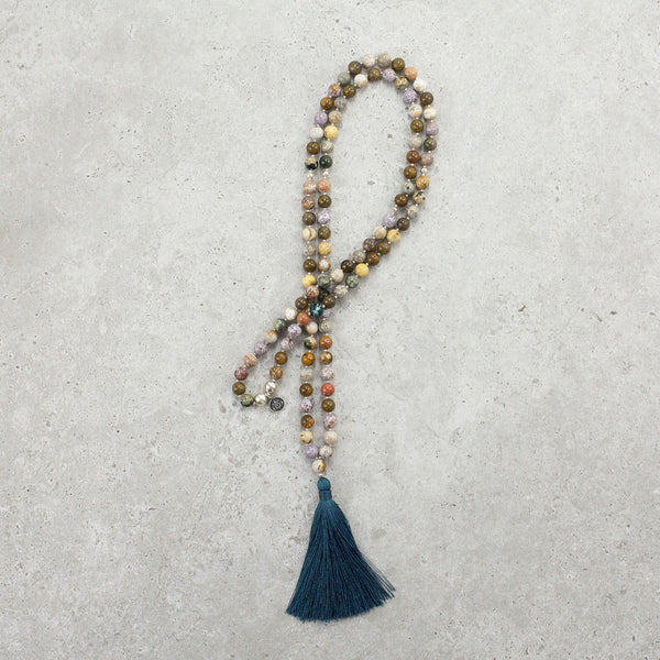 Ocean Jasper Mala - Inner Harmony