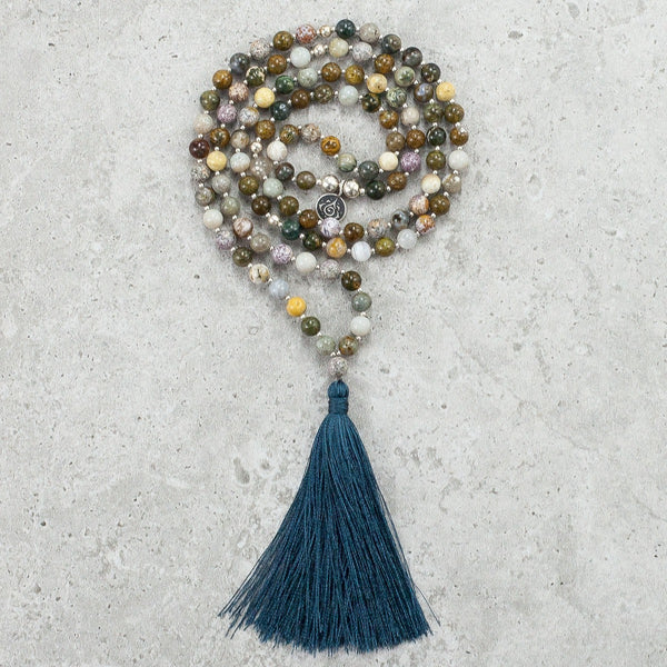 Ocean Jasper Mala (Petite) - Inner Harmony