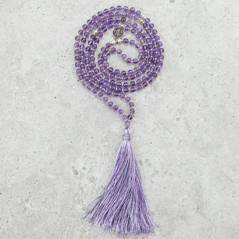 Amethyst Mala (Delicate) - Healing Energy