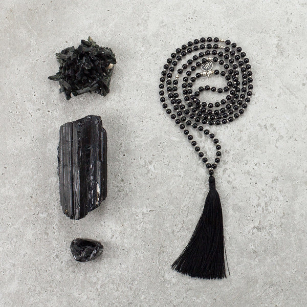 Onyx Mala (Delicate) - Strong & Focused