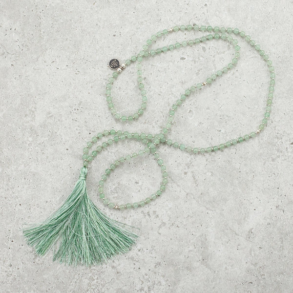 Aventurine Mala (Delicate) - Inspired & Optimistic