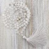 Quartz Crystal Mala - Clarity & Wisdom