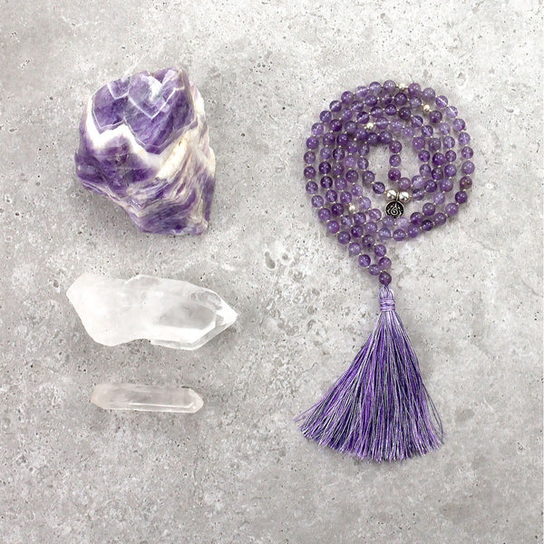 Amethyst Mala (Petite) - Healing Energy