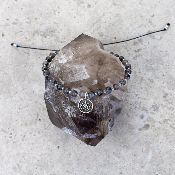 Blue Labradorite Mala Bracelet - Serendipity & Intuition