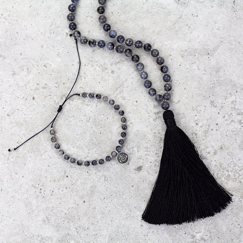 Blue Labradorite Mala Bracelet - Serendipity & Intuition