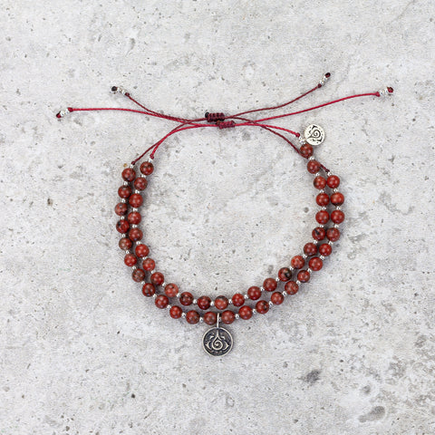 Red Jasper Bracelet - Stable & Balanced