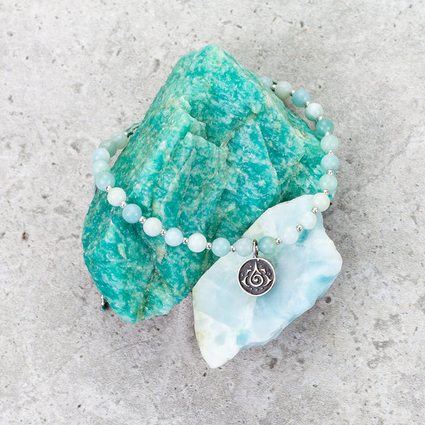 Amazonite Mala Bracelet - Inner Strength