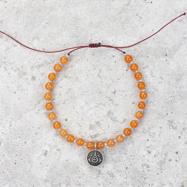 Red Aventurine Meditation Bracelet - Inspired & Optimistic