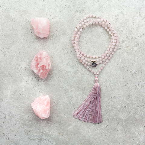 Rose Quartz Mala (Delicate) - Love