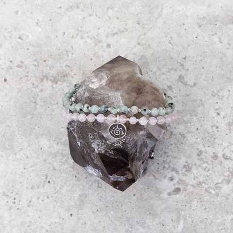 Rose Quartz Mala Bracelet - Love