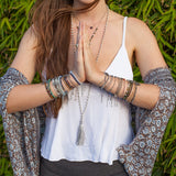 Blue Aventurine Meditation Bracelet - Inspired & Optimistic