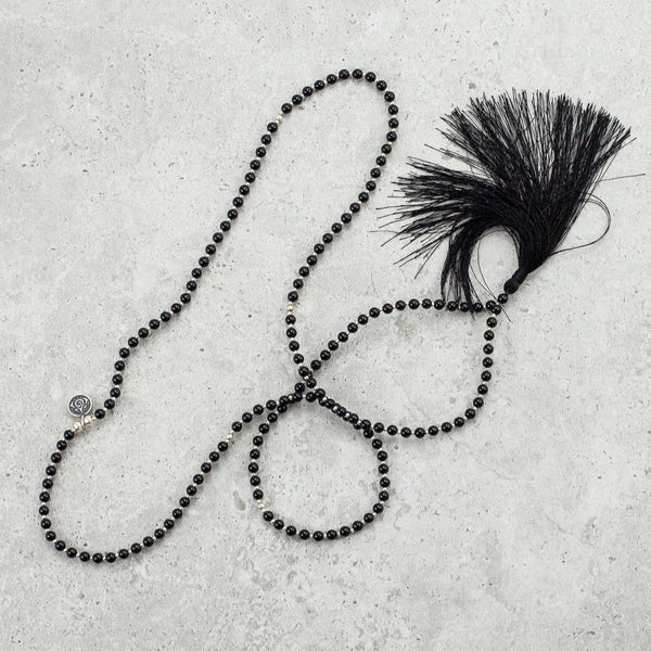 Onyx Mala (Delicate) - Strong & Focused